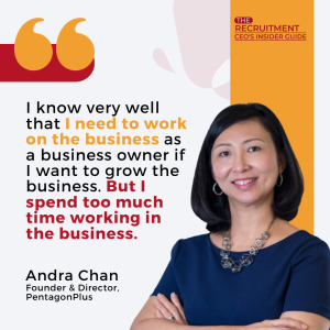 Meet Andra Chan, a recruitment business owner who transformed her 15-year-old agency from its lowest point to achieving remarkable results in just four months