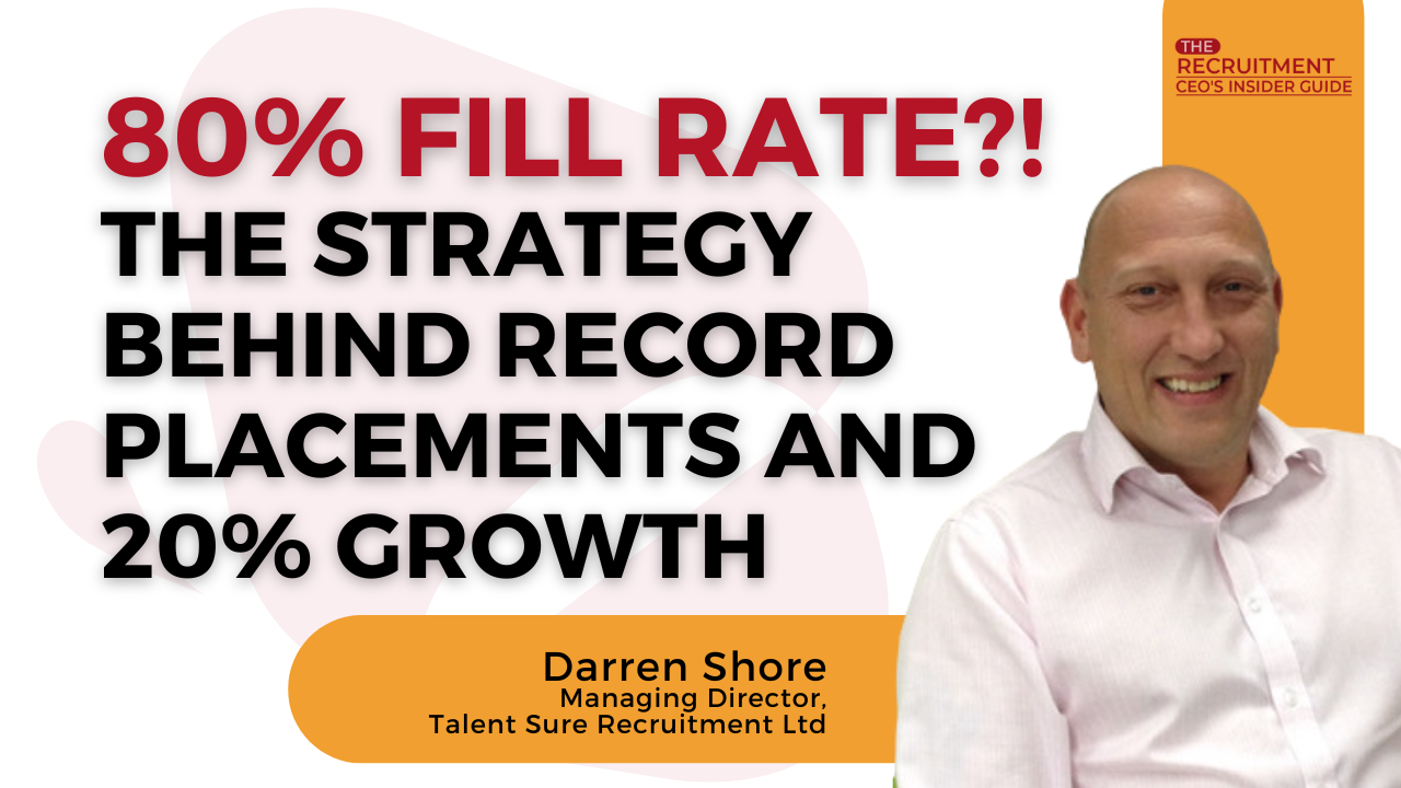 How One Recruitment Business Hit an 80% Fill Rate & Grew 20% Quarter-on-Quarter!